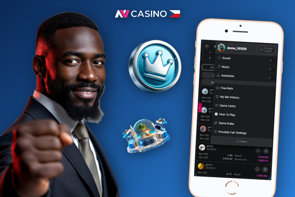 Sázkový panel Aviator s částkou 1,00 EUR a odpočtem do startu kola v NV Casino
