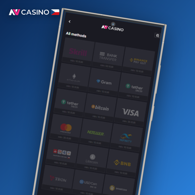 NV Casino bankovní převod pro výběr vyšších částek – předvídatelná doba zpracování