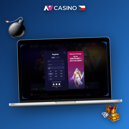 NV Casino registrace – formulář otevřený na notebooku i mobilu zároveň