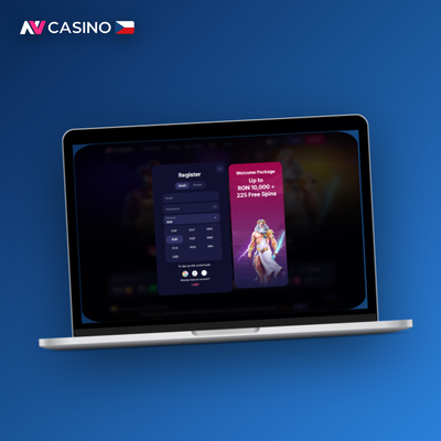 Rychlé vytvoření účtu NV Casino přes Google jedním kliknutím