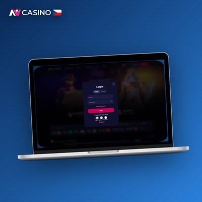 Vytvoření účtu NV Casino přes Twitter bez nového hesla