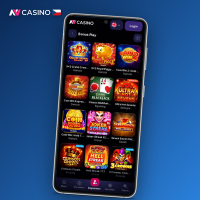 NV Casino reload bonus 100 % nebo 120 % dorovnání vkladu každý týden pro VIP členy