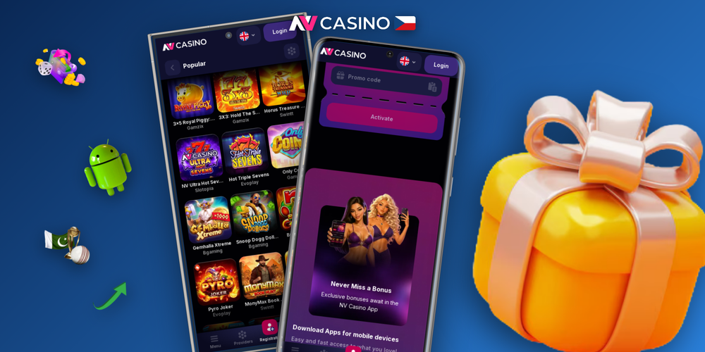 Zadejte NV Casino bonus kód BONUSCZ7 při vkladu přes Visa, Mastercard nebo Skrill
